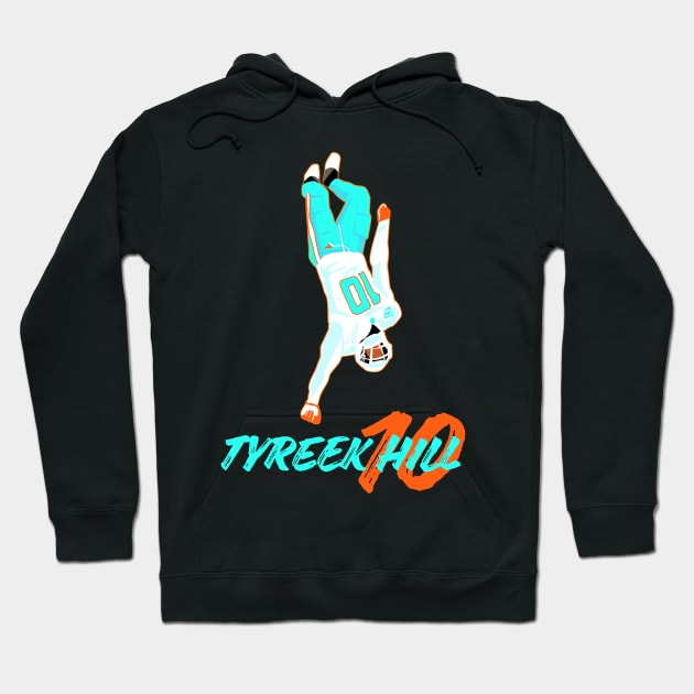 Tyreek Hill 10 Hoodie by Qrstore